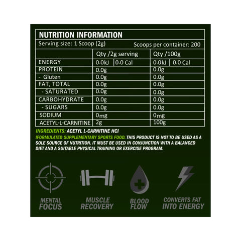 Acetyl L-Carnitine By Athletic Sport