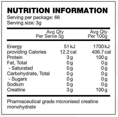 Pure Creatine by Body Science BSC