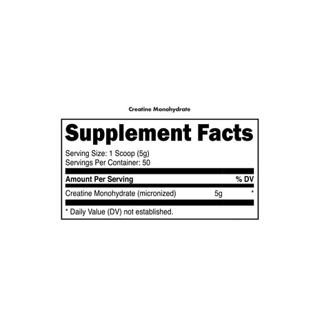 Creatine Monohydrate BY BUCKED UP