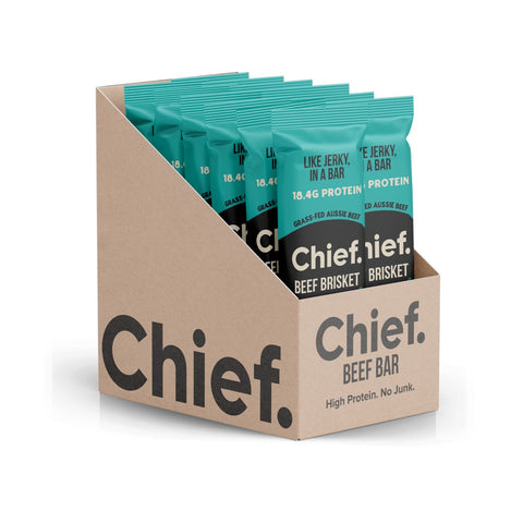 Organic Beef Brisket Bars By Chief Nutrition