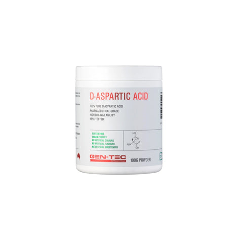 Pure D-Aspartic Acid By Gen-Tec (Vegan)