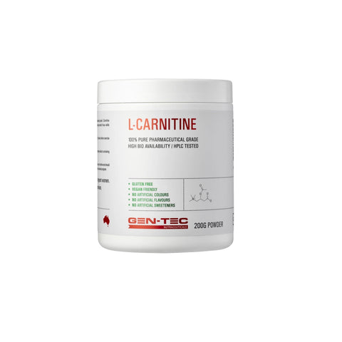 Pure L-Carnitine By Gen-Tec (Vegan)