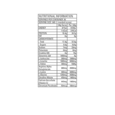 P2P Advanced Intra Workout Formula By Gen-Tec (Vegan)