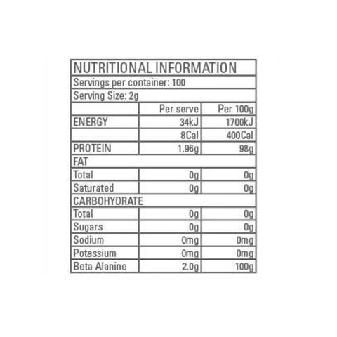 Pure Beta Alanine By Gen-Tec