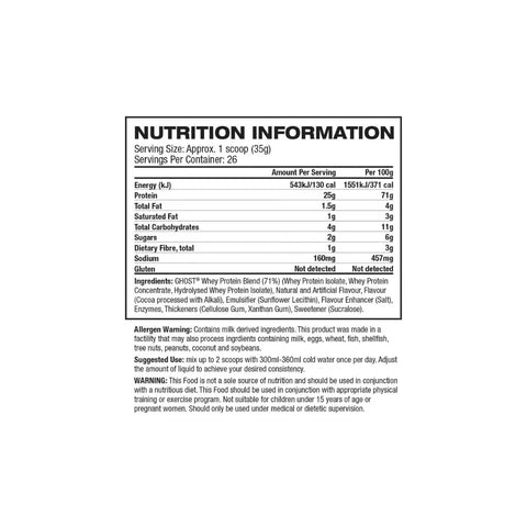 Whey Protein By Ghost Lifestyle