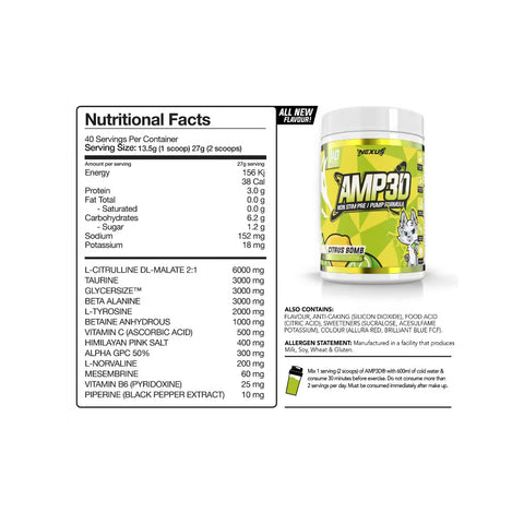 AMP3D By Nexus Sports Nutrition
