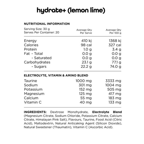Hydrate+ By Switch Nutrition