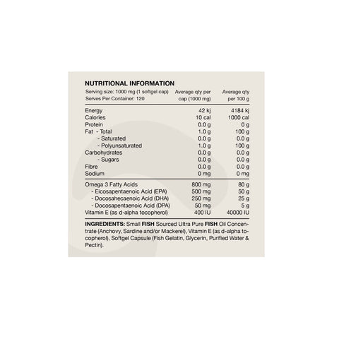 Ultra Fish Oil By Switch Nutrition