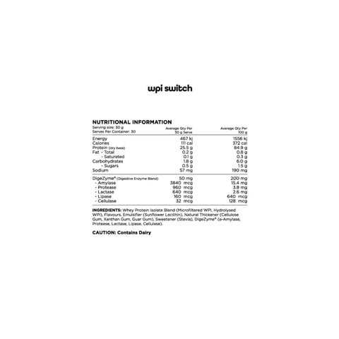 WPI Switch By Switch Nutrition