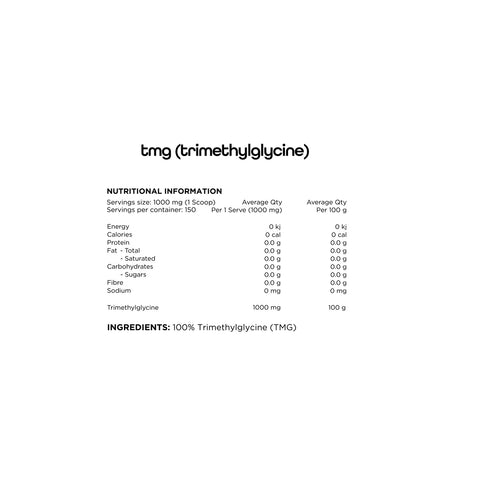 TMG Trimethylglycine By Switch Nutrition