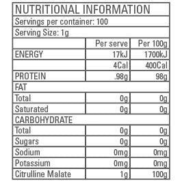 Citrulline Malate By Gen-Tec (Vegan)