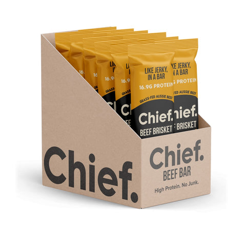 Organic Beef Brisket Bars By Chief Nutrition