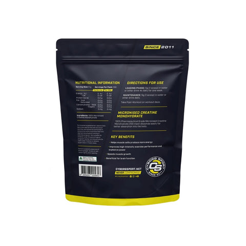 Micronised Creatine Monohydrate By Cyborg Sport