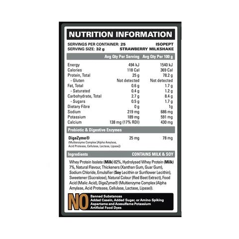 ISOPEPT Hydrolyzed Whey Protein By EHP Labs