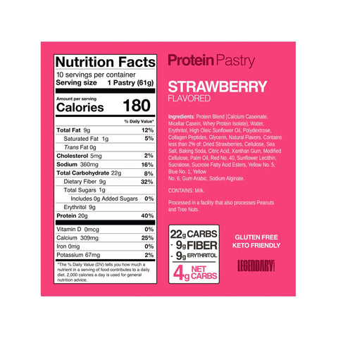 Protein Pastry By Legendary Foods