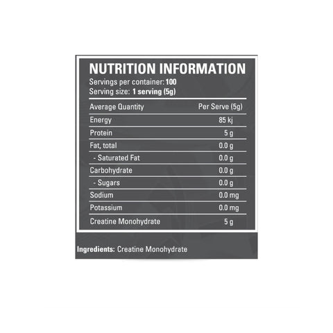 Creatine Monohydrate By Legit Supps