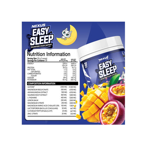 Easy Sleep By Nexus Sports Nutrition