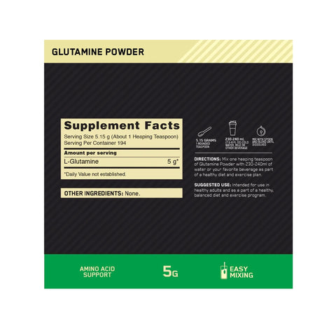 Glutamine By Optimum Nutrition