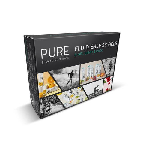 Fluid Energy Gels 8-Gel Sample Pack By PURE Sports Nutrition