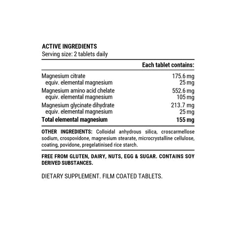 Triple Magnesium Tablets By Pillar Performance