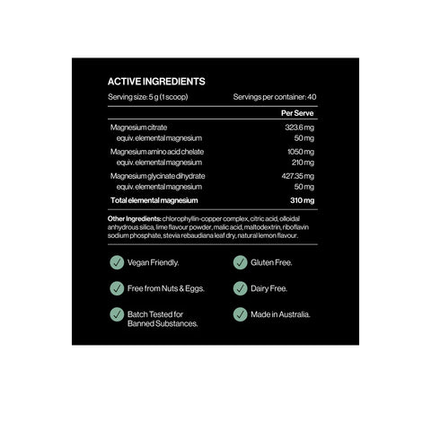 TRIPLE MAGNESIUM POWDER By Pillar Performance