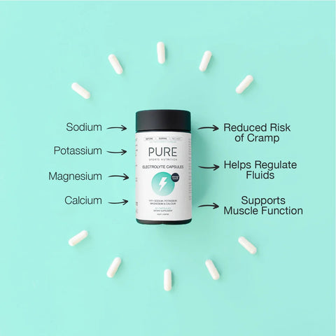 Electrolyte Capsules (Salt Caps) By PURE Sports Nutrition