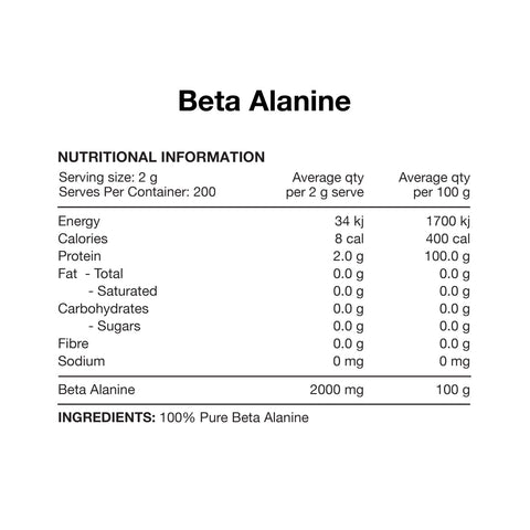 Beta Alanine By Switch Nutrition