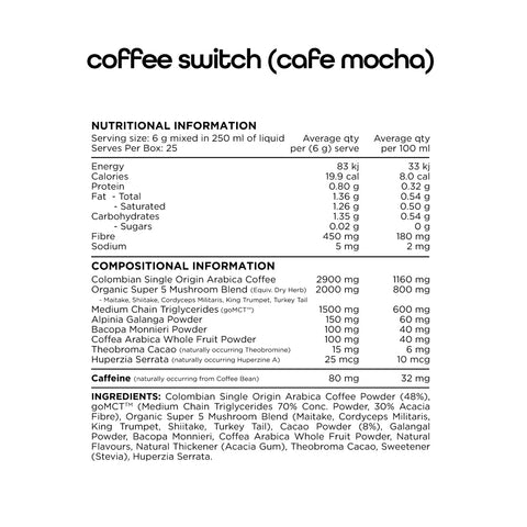 Coffee By Switch Nutrition