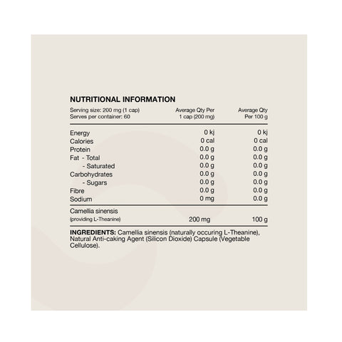 L-Theanine By Switch Nutrition