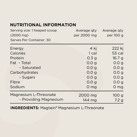 Magnesium L-Threonate (Mag3) By Switch Nutrition