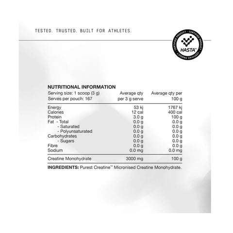 Perform Purest Creatine Monohydrate By Switch Nutrition