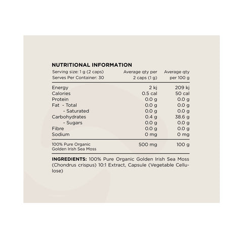 Sea Moss By Switch Nutrition